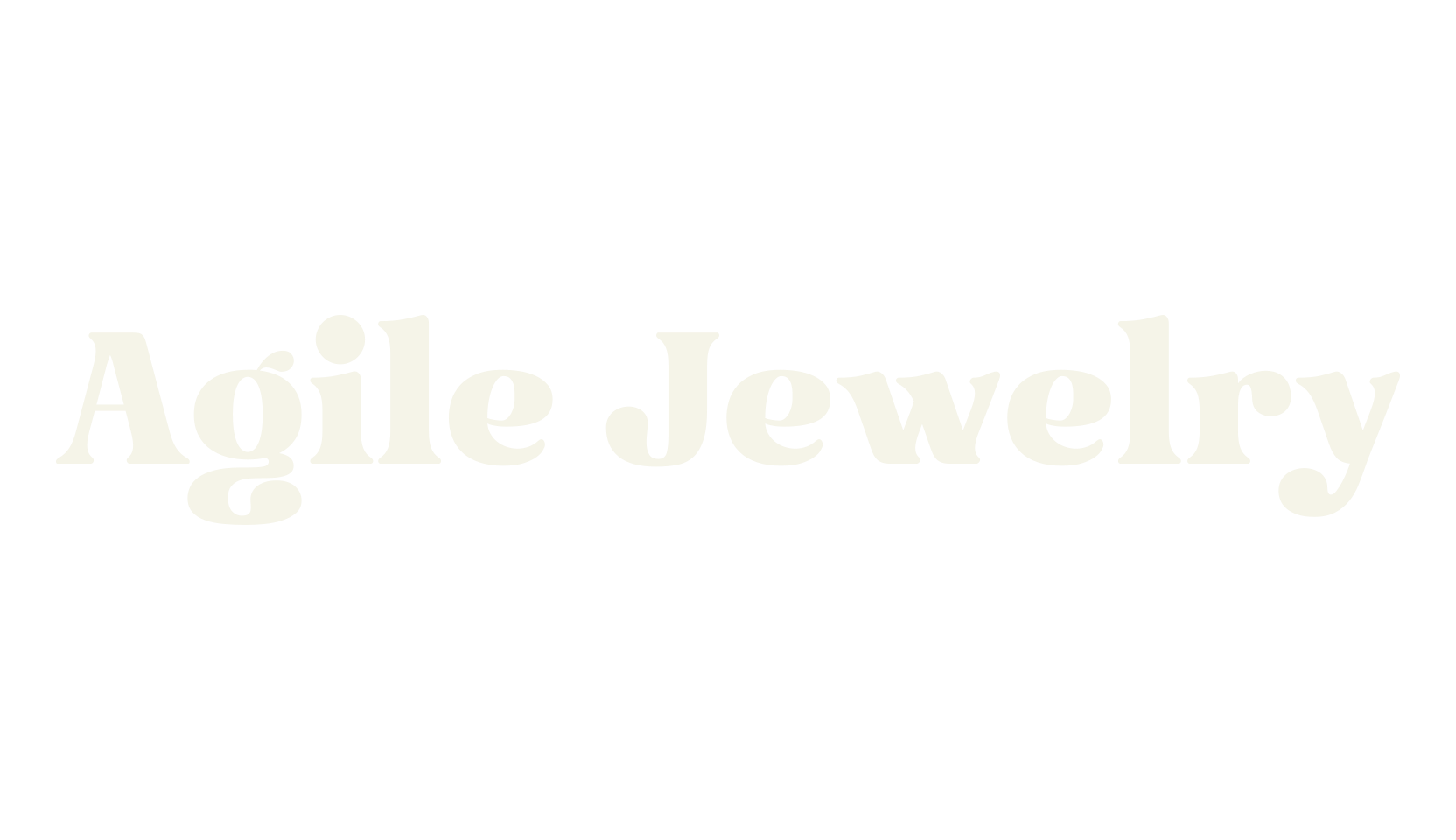 Agile Jewelry, sans font preview