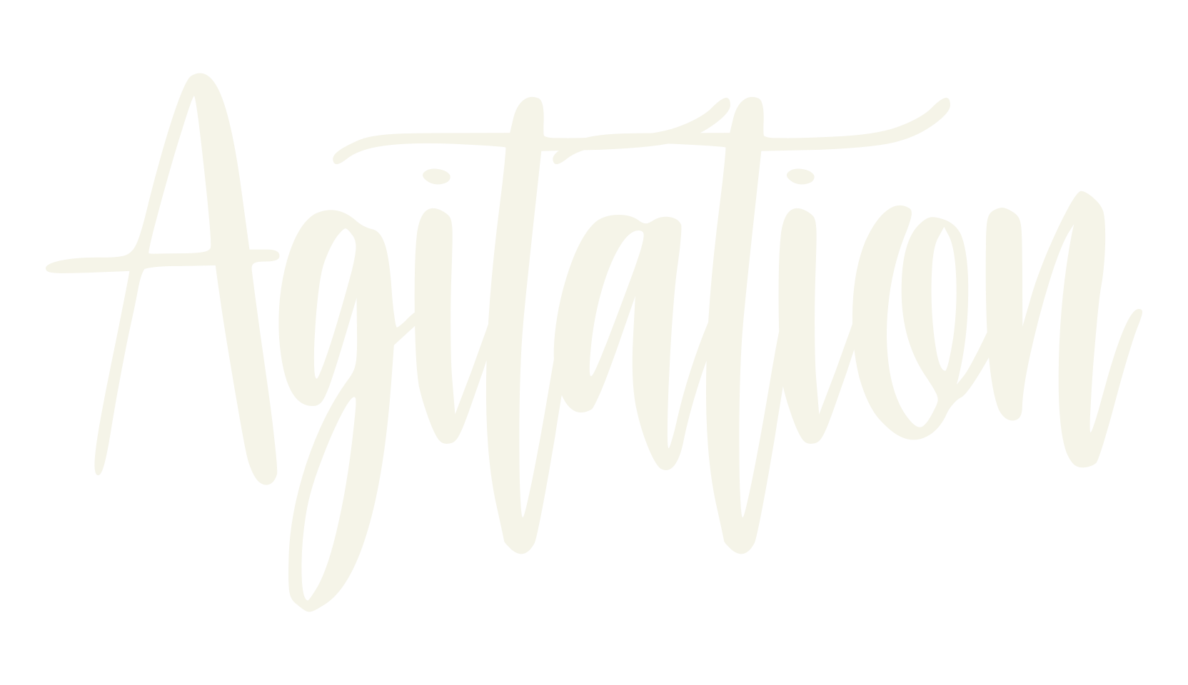 Agitation, handwriting font preview