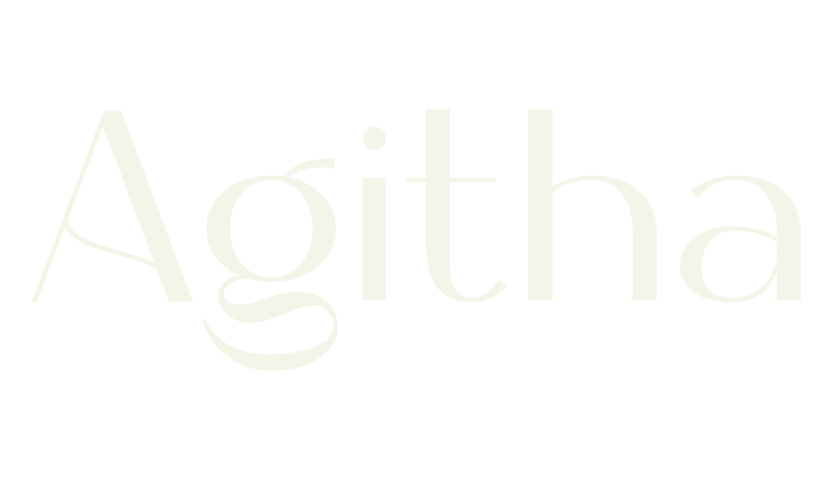 Agitha, instagram font preview