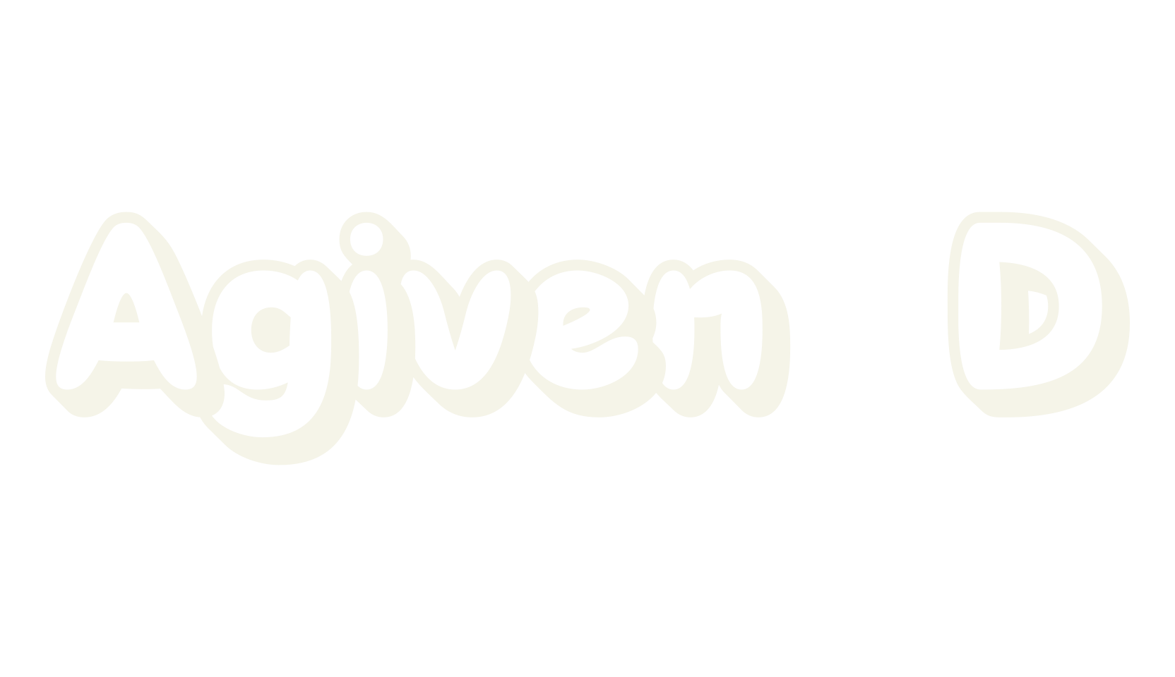 Agiven 3D, 3d font preview