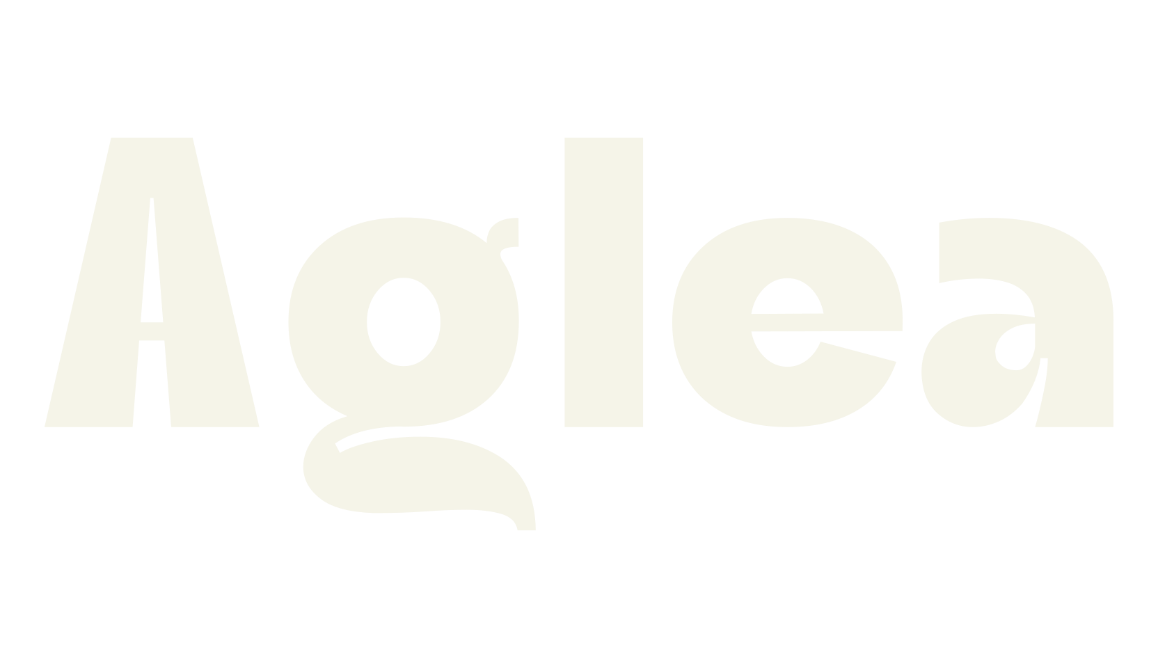 Aglea, modern font preview