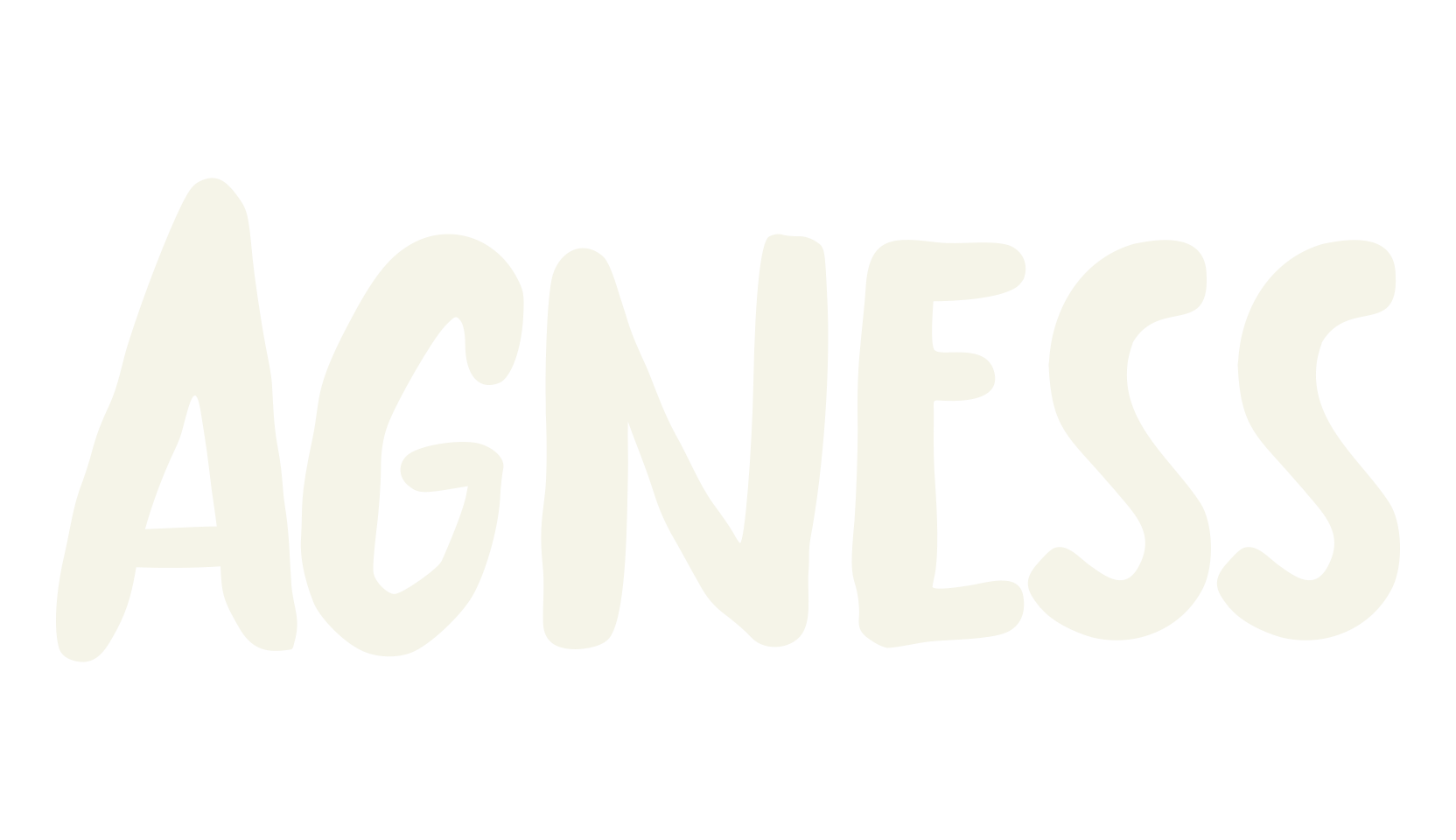 Agness, creative font preview