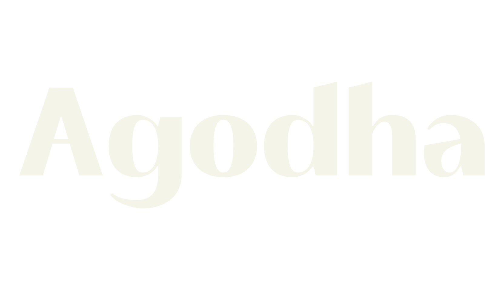 Agodha, lettering font preview