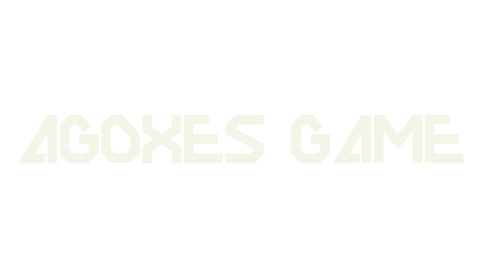 AGOXES GAME, bold font preview