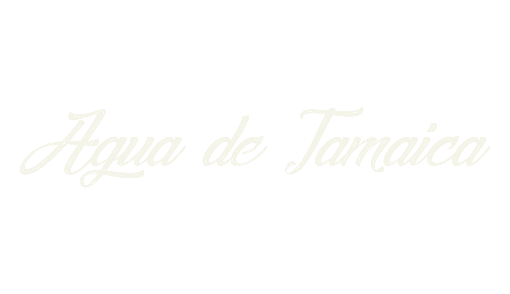 Agua de Jamaica, calligraphy font preview