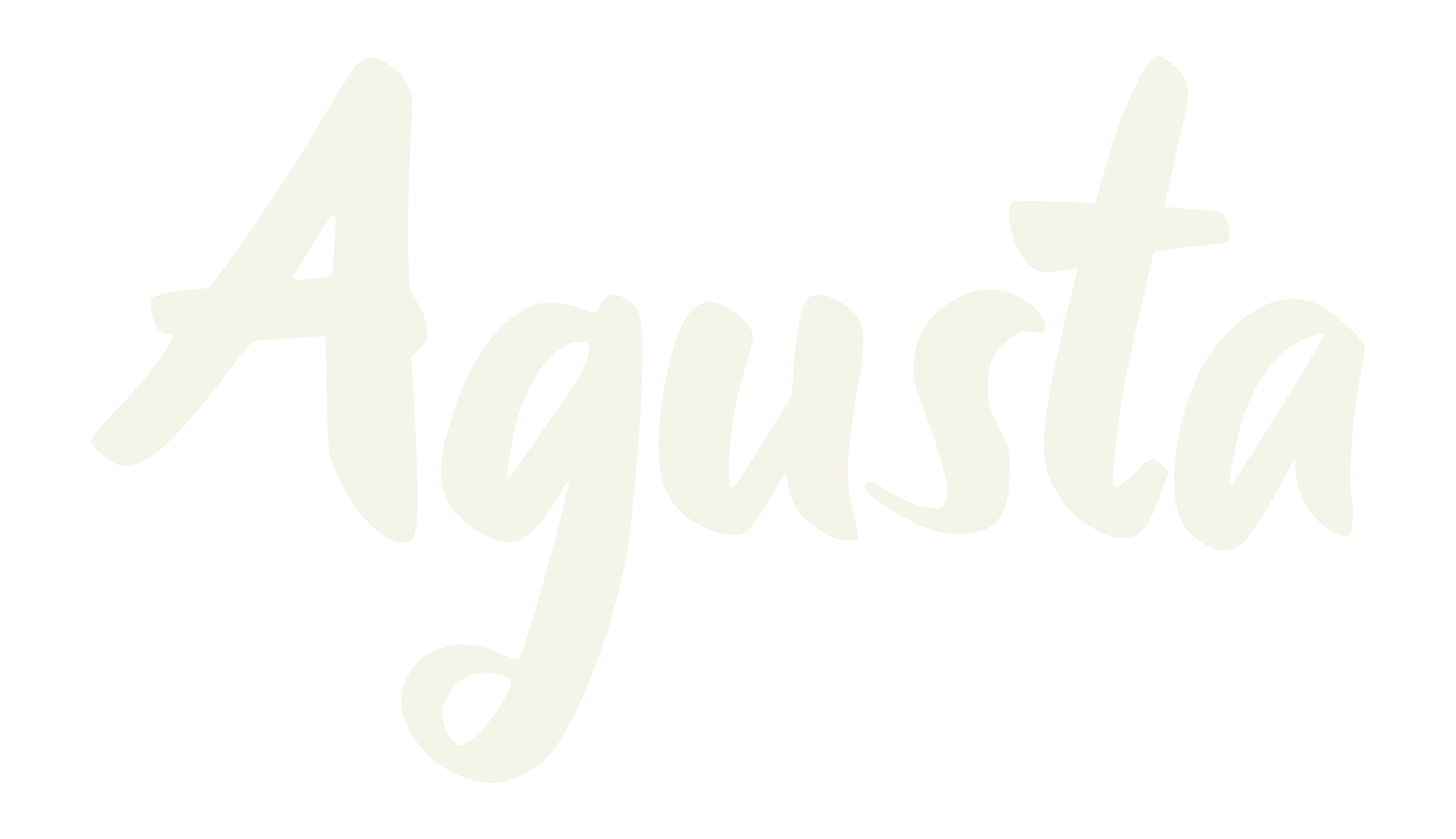 Agusta, bold font preview