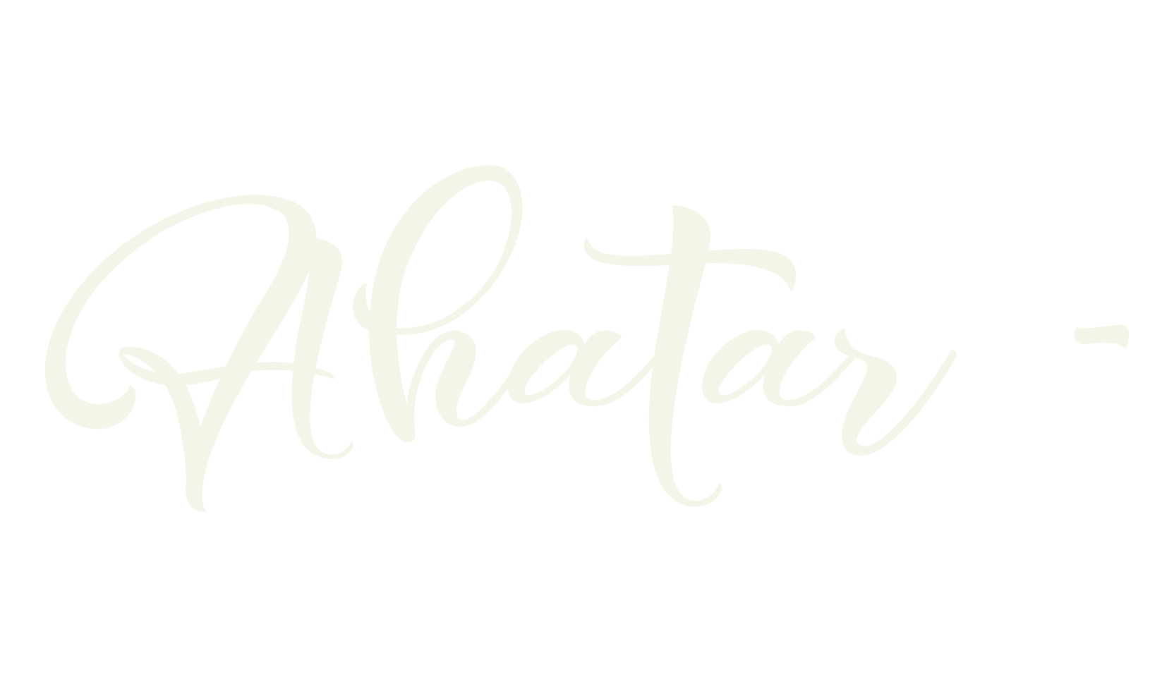 Ahatar -, fashion sign font preview