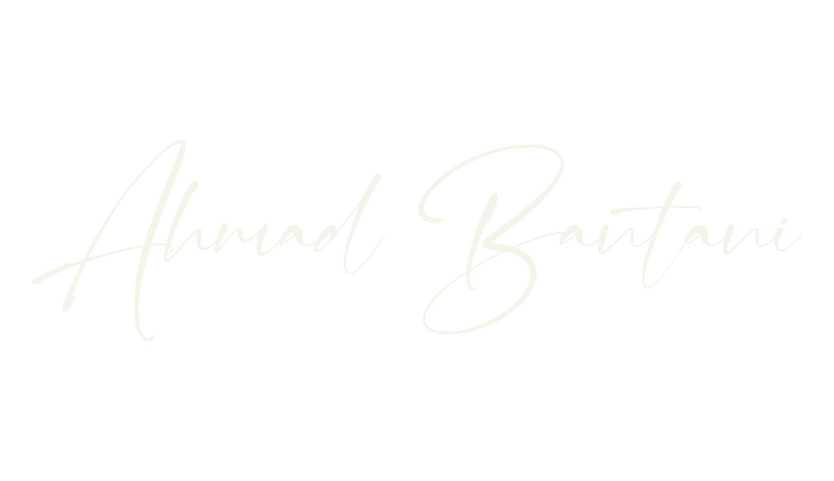 Ahmad Bantani, fashion script font preview