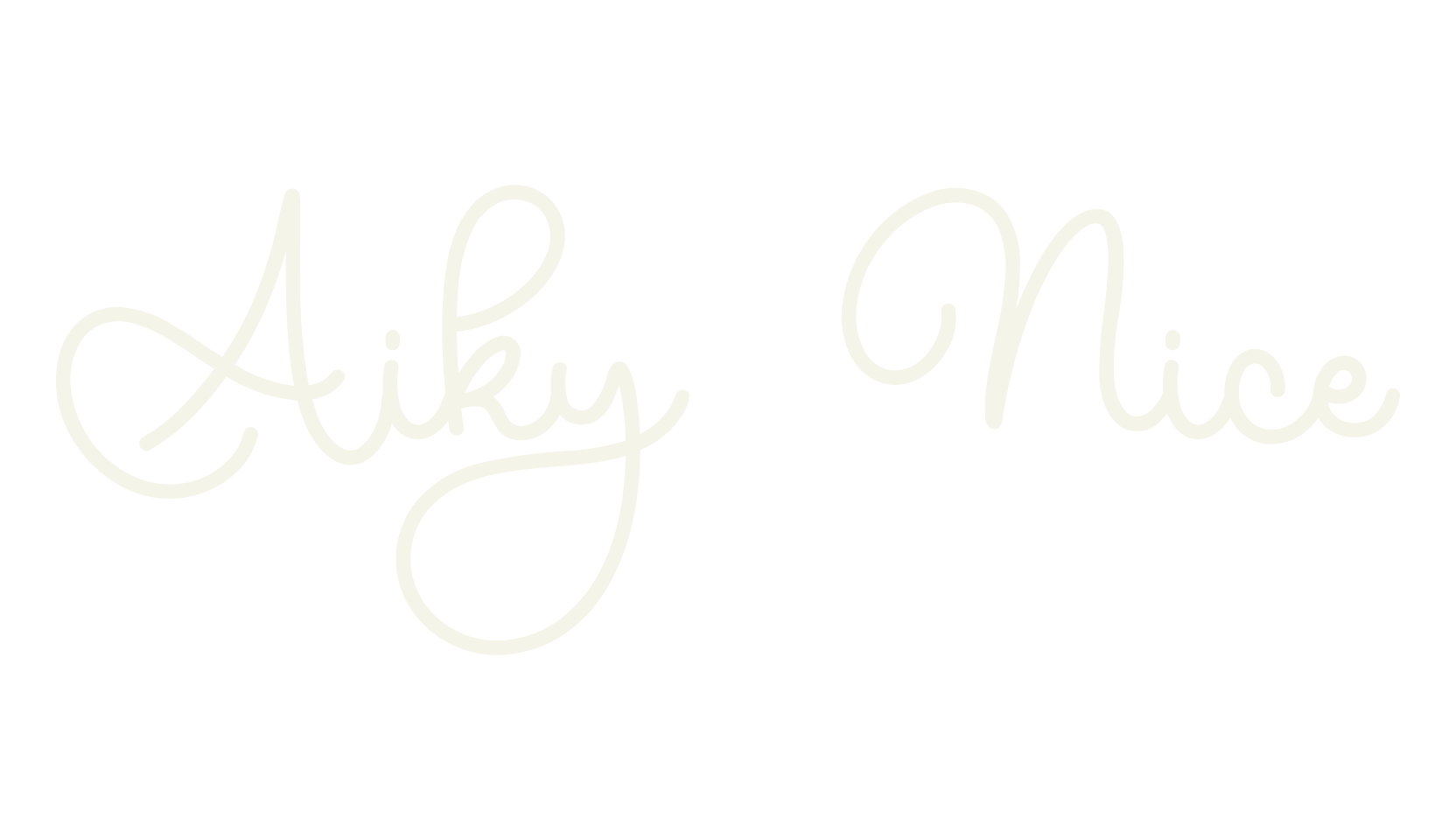 Aiky Nice, birthday font preview