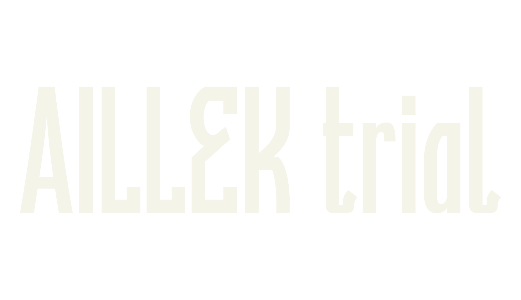 AILLEK trial, pretty font preview