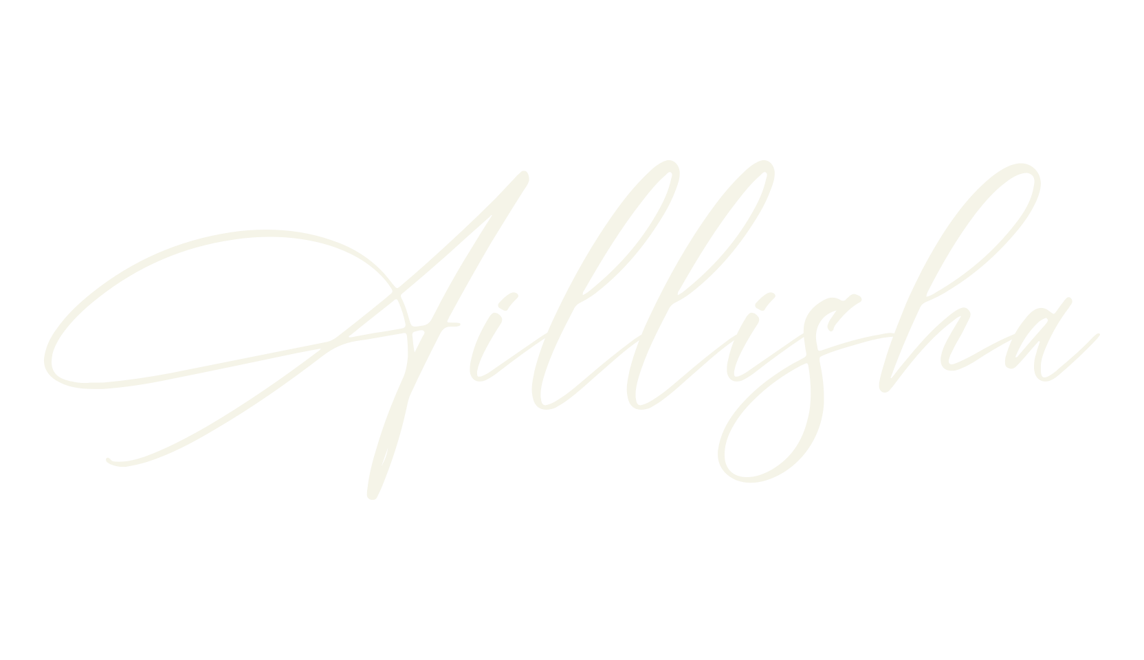 Aillisha, script font preview