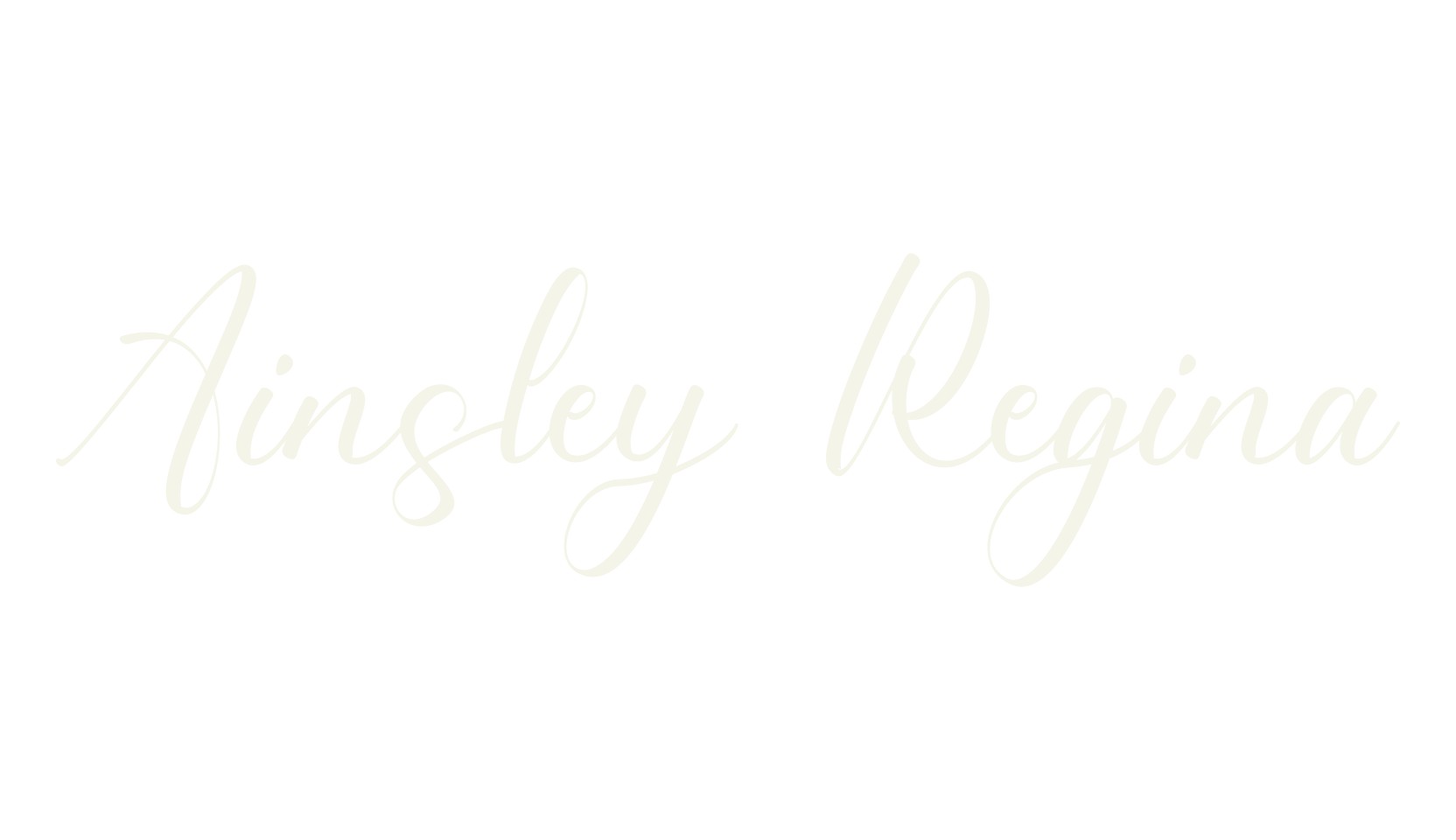 Ainsley Regina, calligraphy font preview