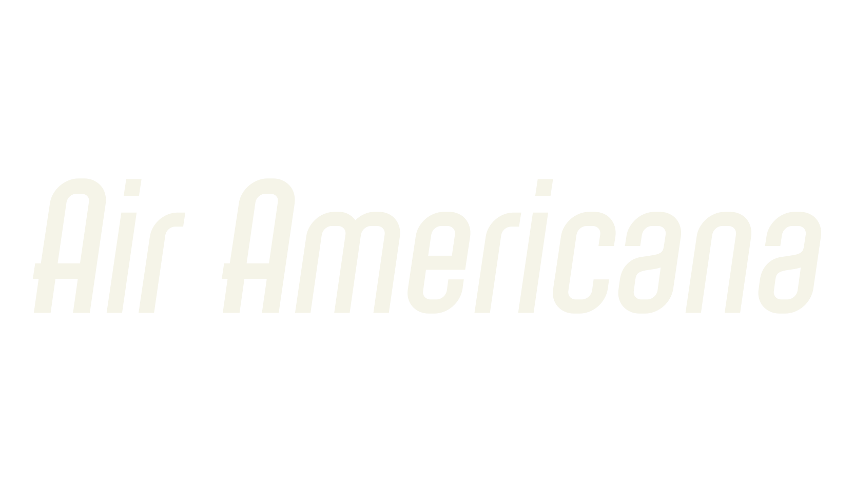 Air Americana, retro font preview