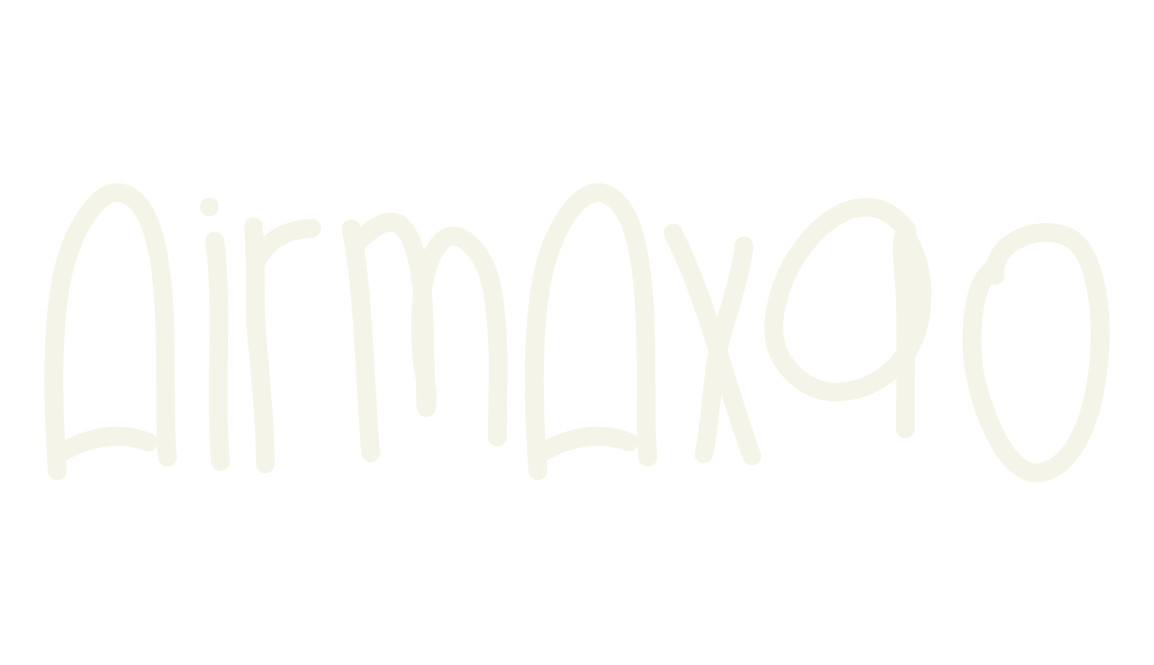 AirMax90, handwritten font preview