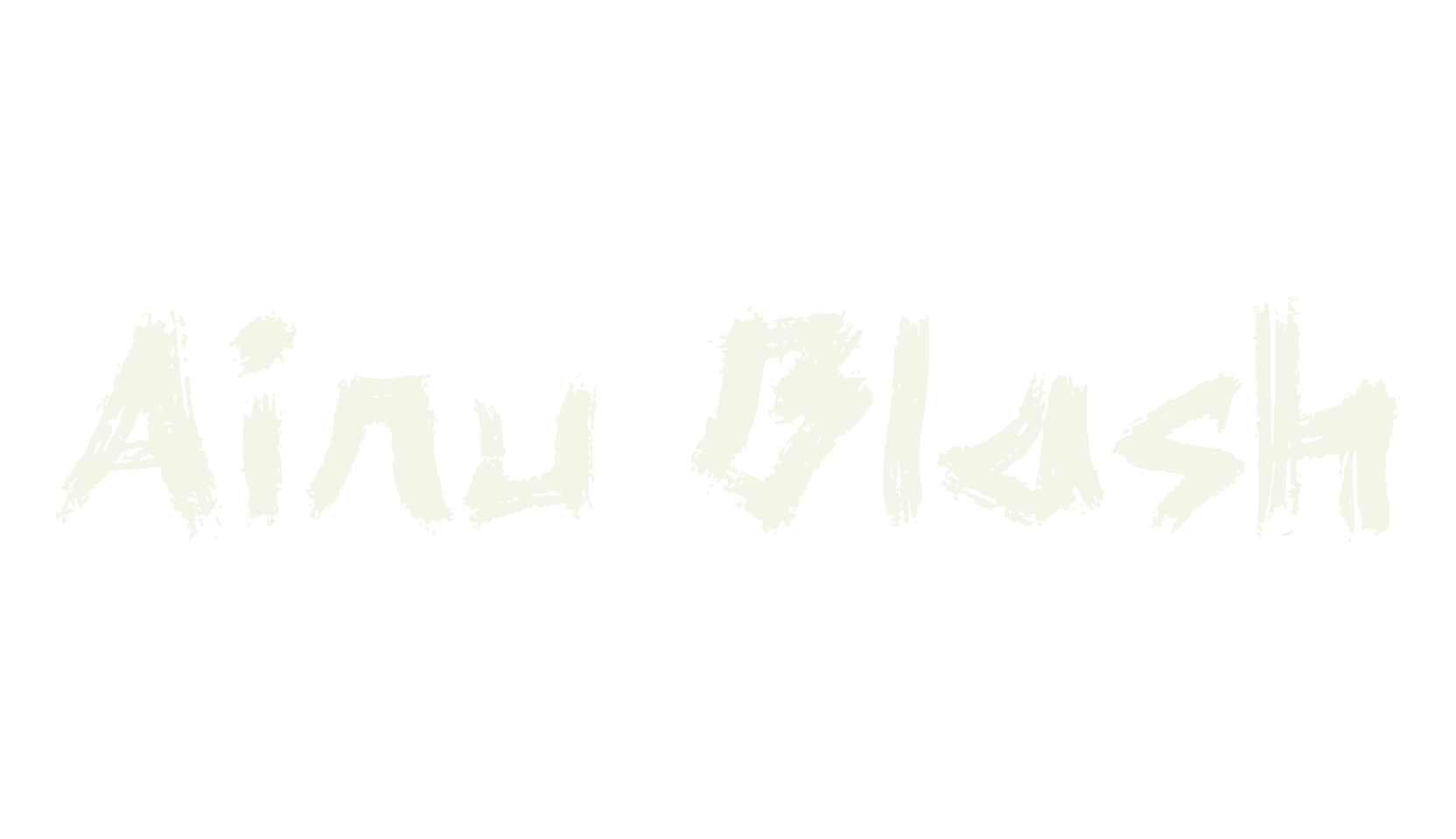 Airu Blash, script font preview