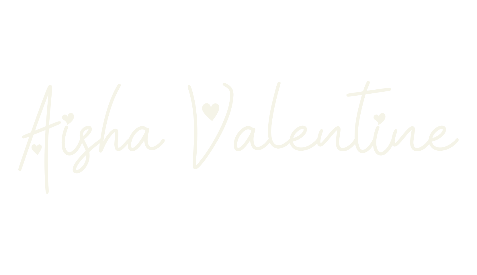 Aisha Valentine, cool font preview