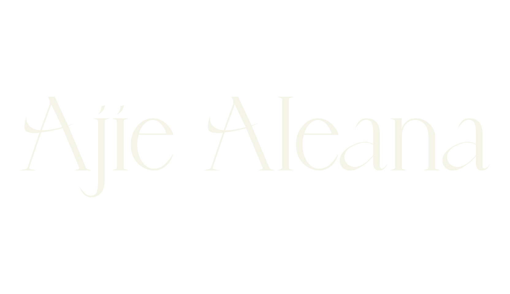 Ajie Aleana, fancy font preview