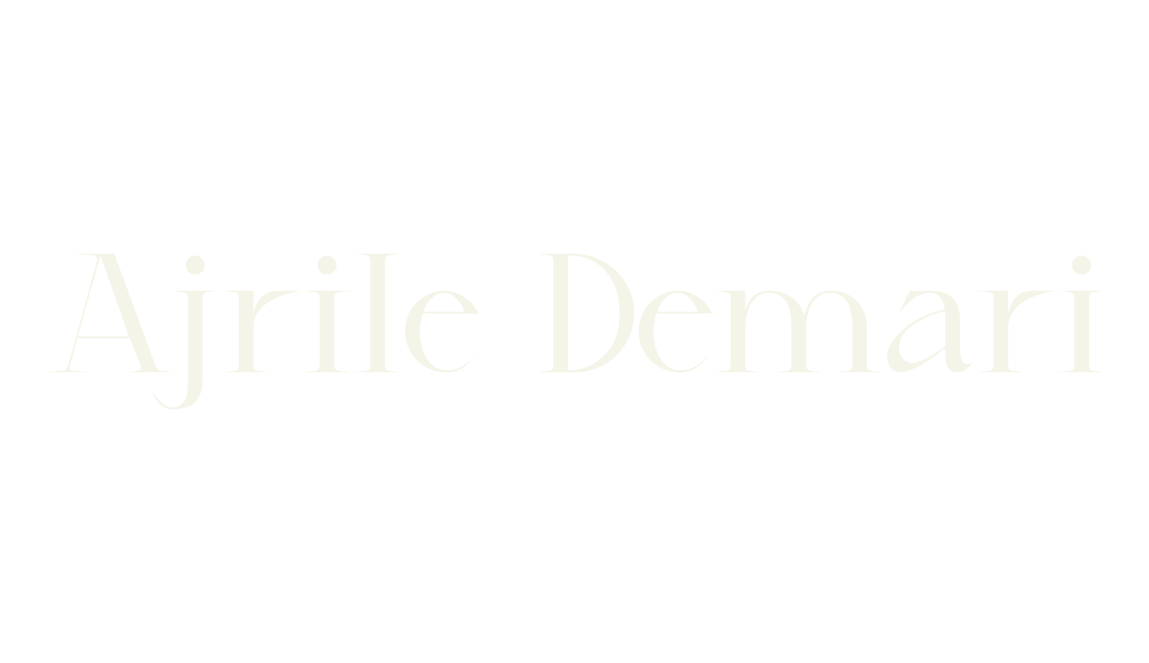 Ajrile Demari, fancy font preview