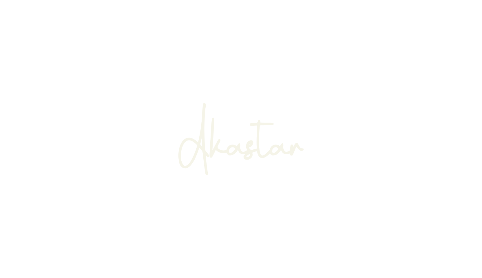 Akastar, script font preview