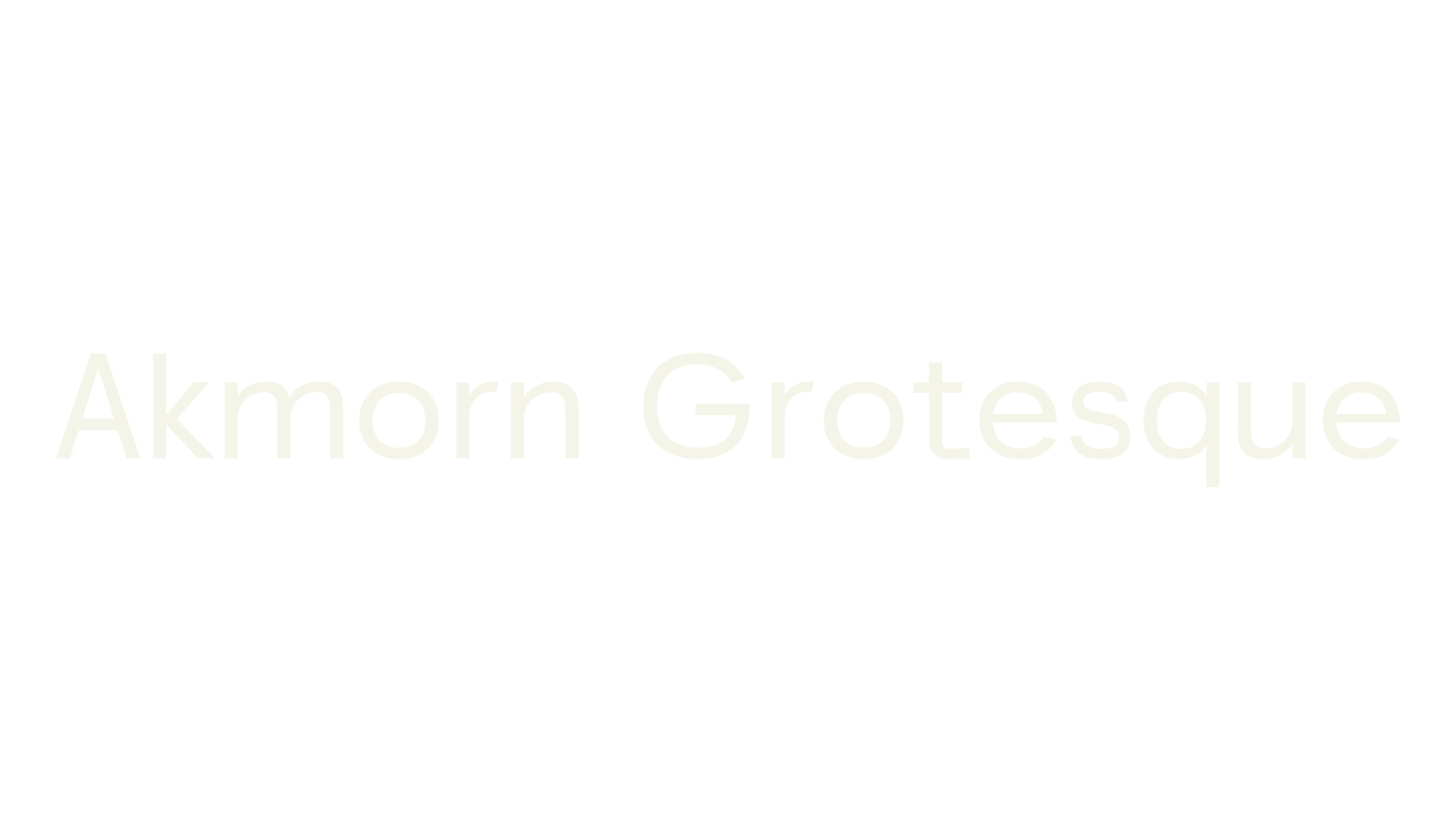Akmorn Grotesque, sans serif font preview