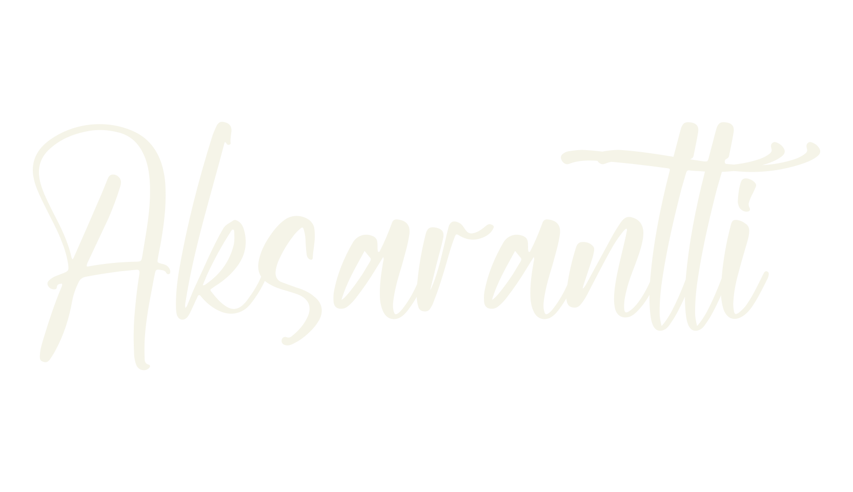 Aksarantti, calligraphy font preview