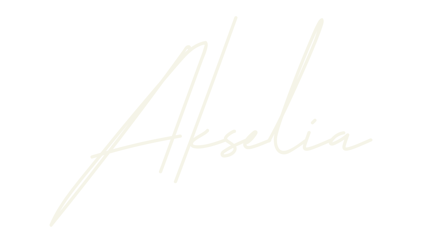 Akselia, cursive font preview