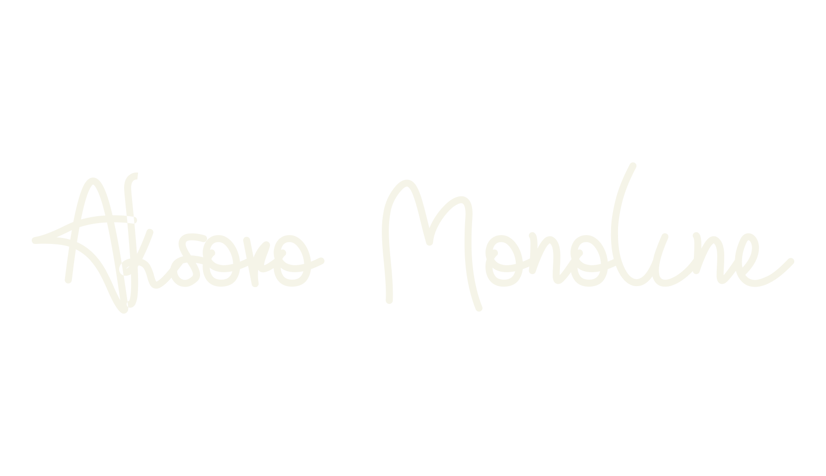 Aksoro Monoline, instagram font preview