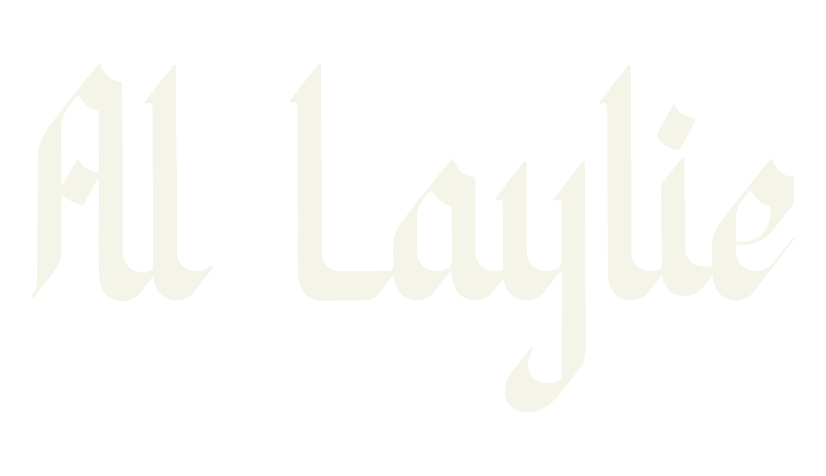 Al Laylie, arabic font preview