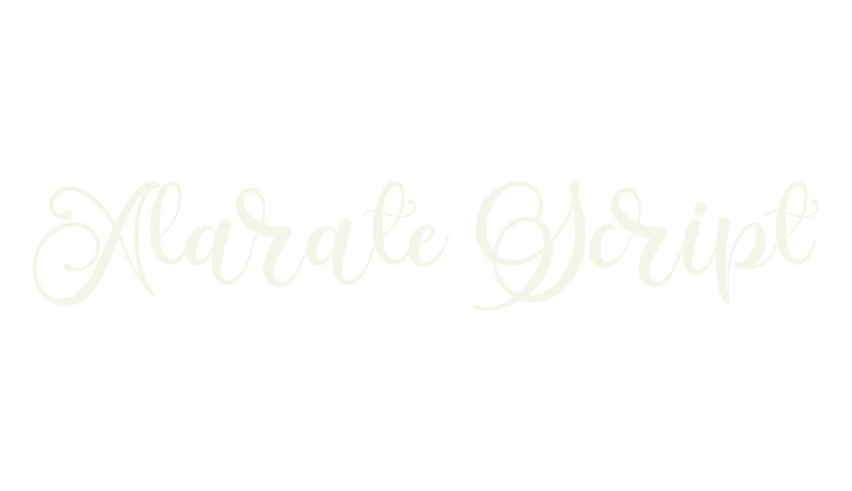 Alarate Script, script font preview