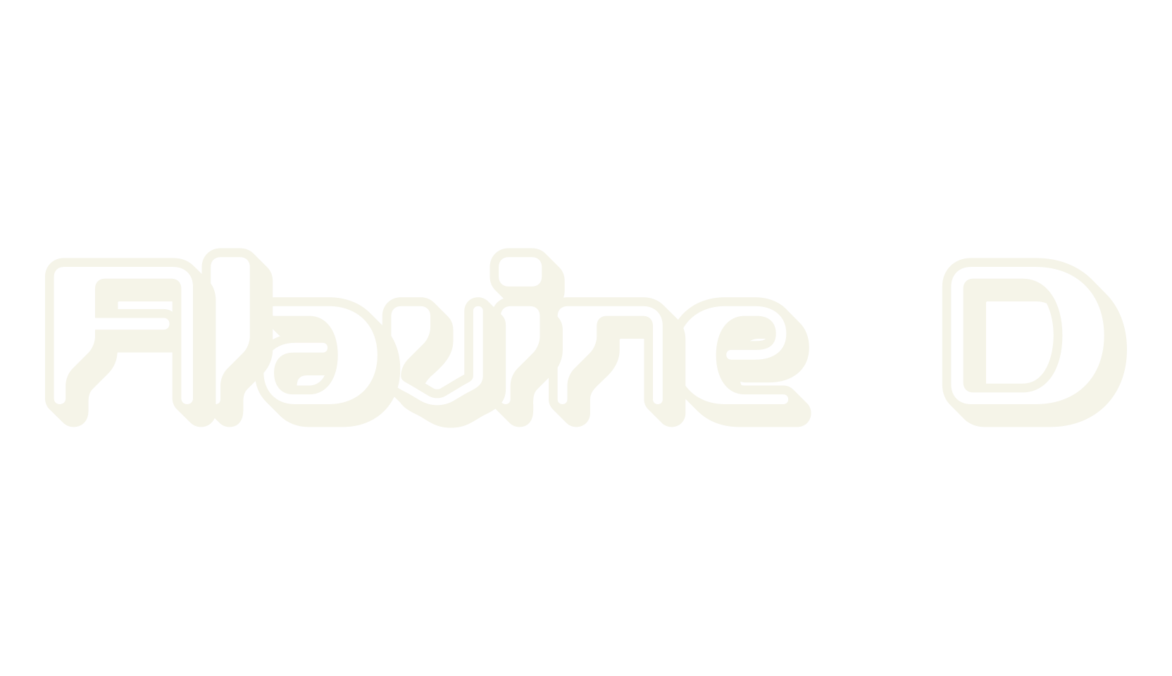 Alavine 3D, 3d font preview