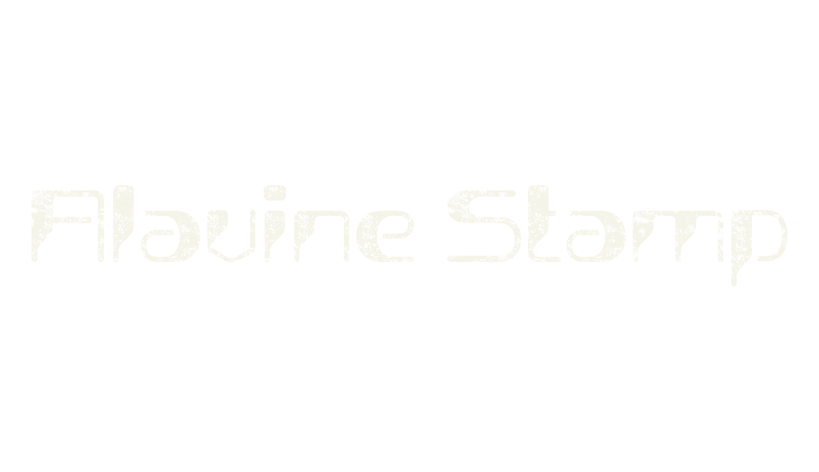 Alavine Stamp, vintage font preview