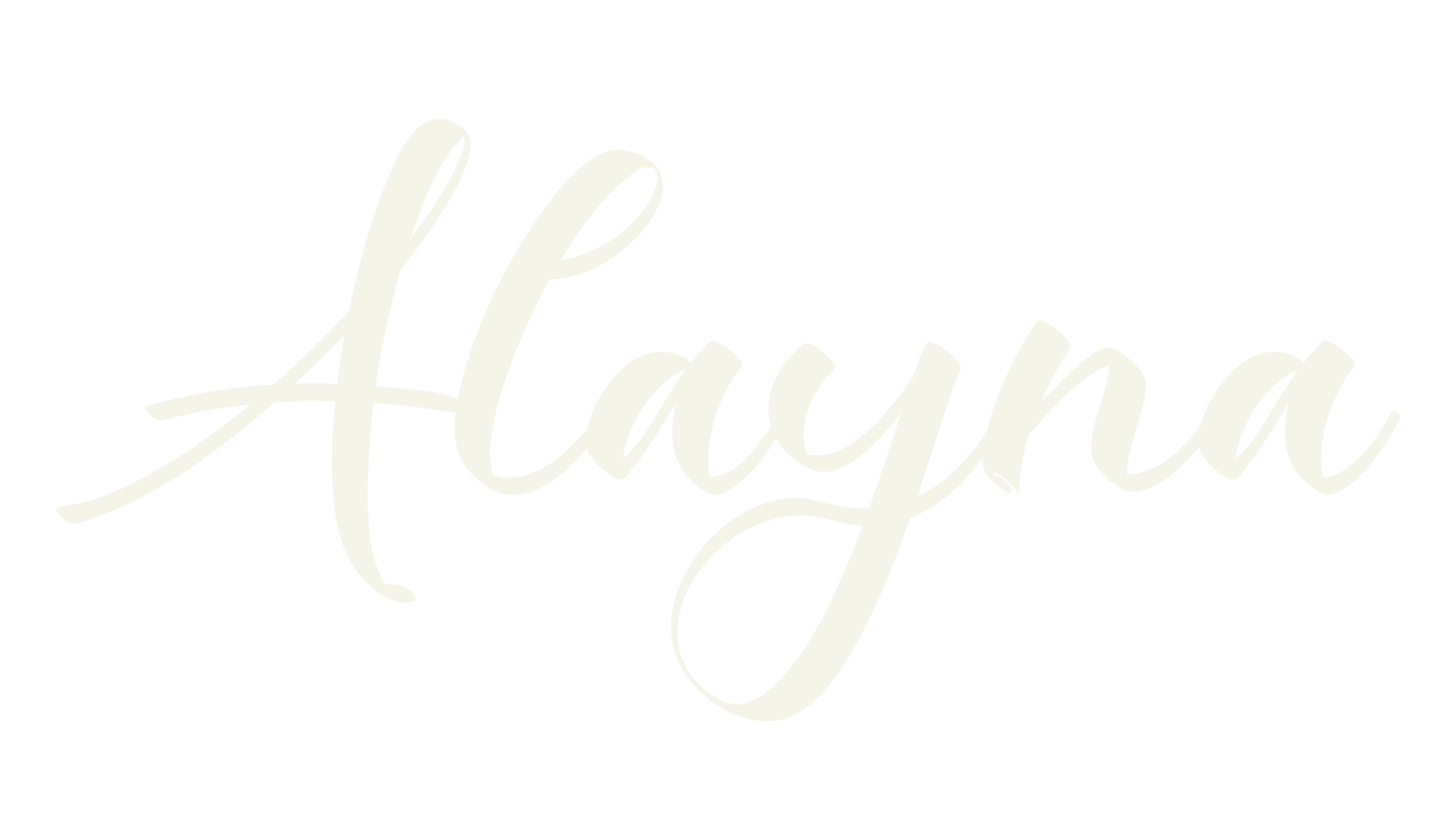 Alayna, calligraphy font preview