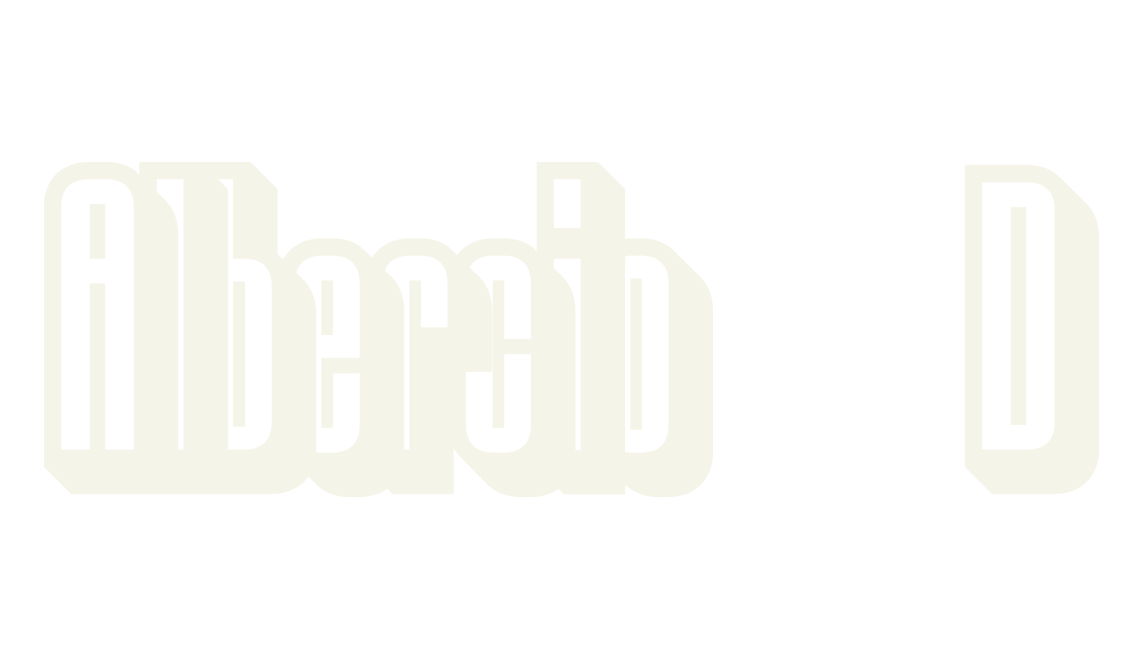 Albercio 3D, 3d font preview