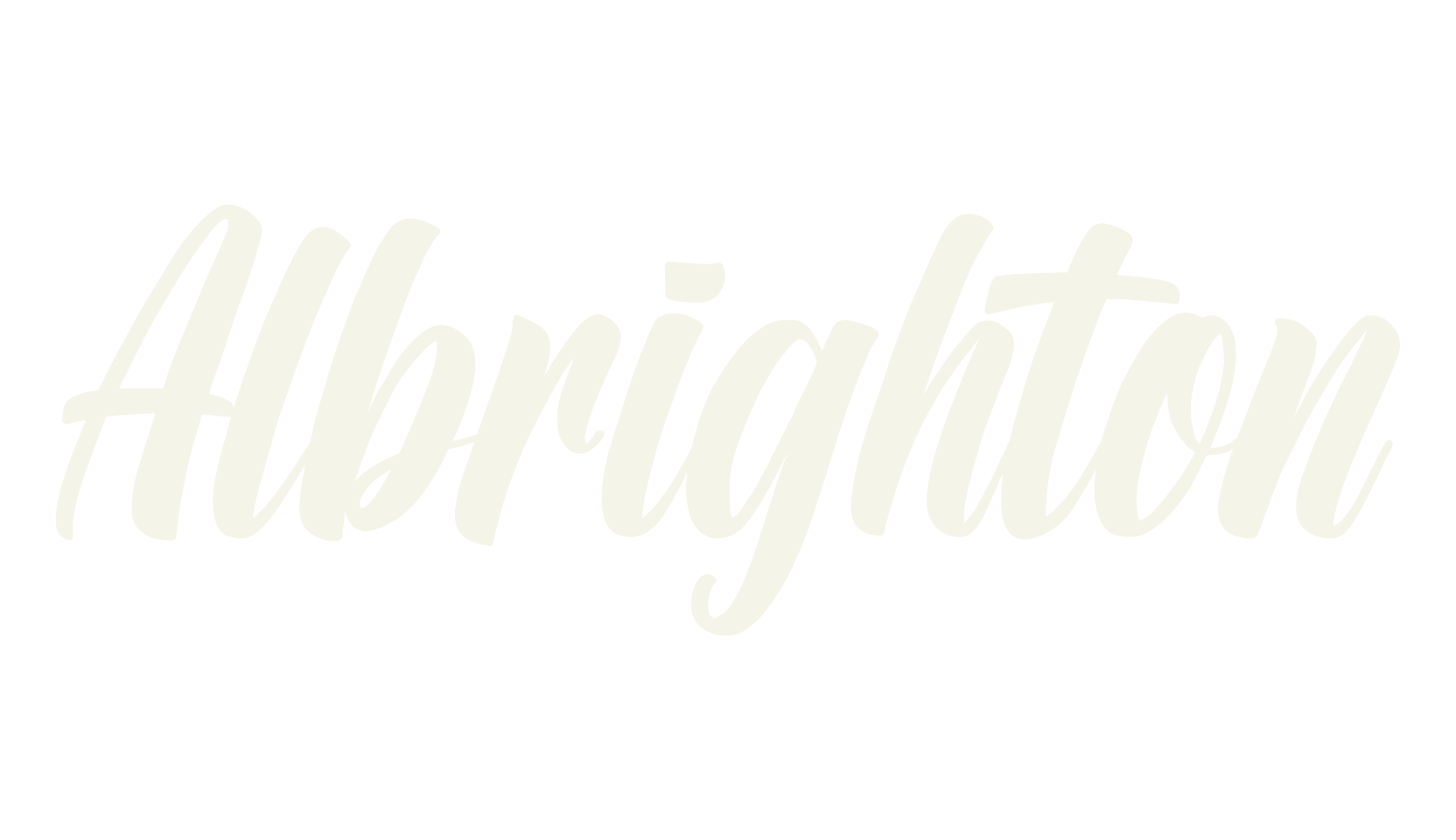 Albrighton, retro font preview