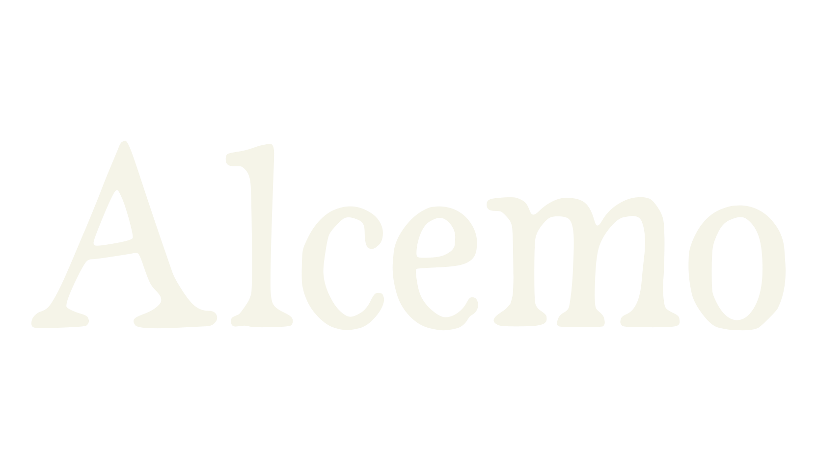 Alcemo, serif font preview