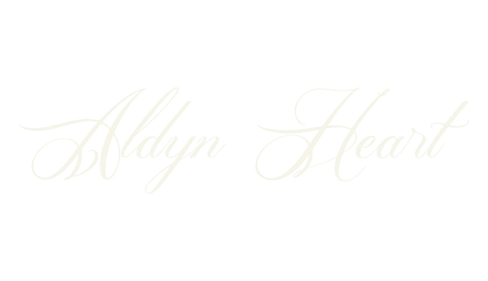 Aldyn Heart, calligraphy font preview