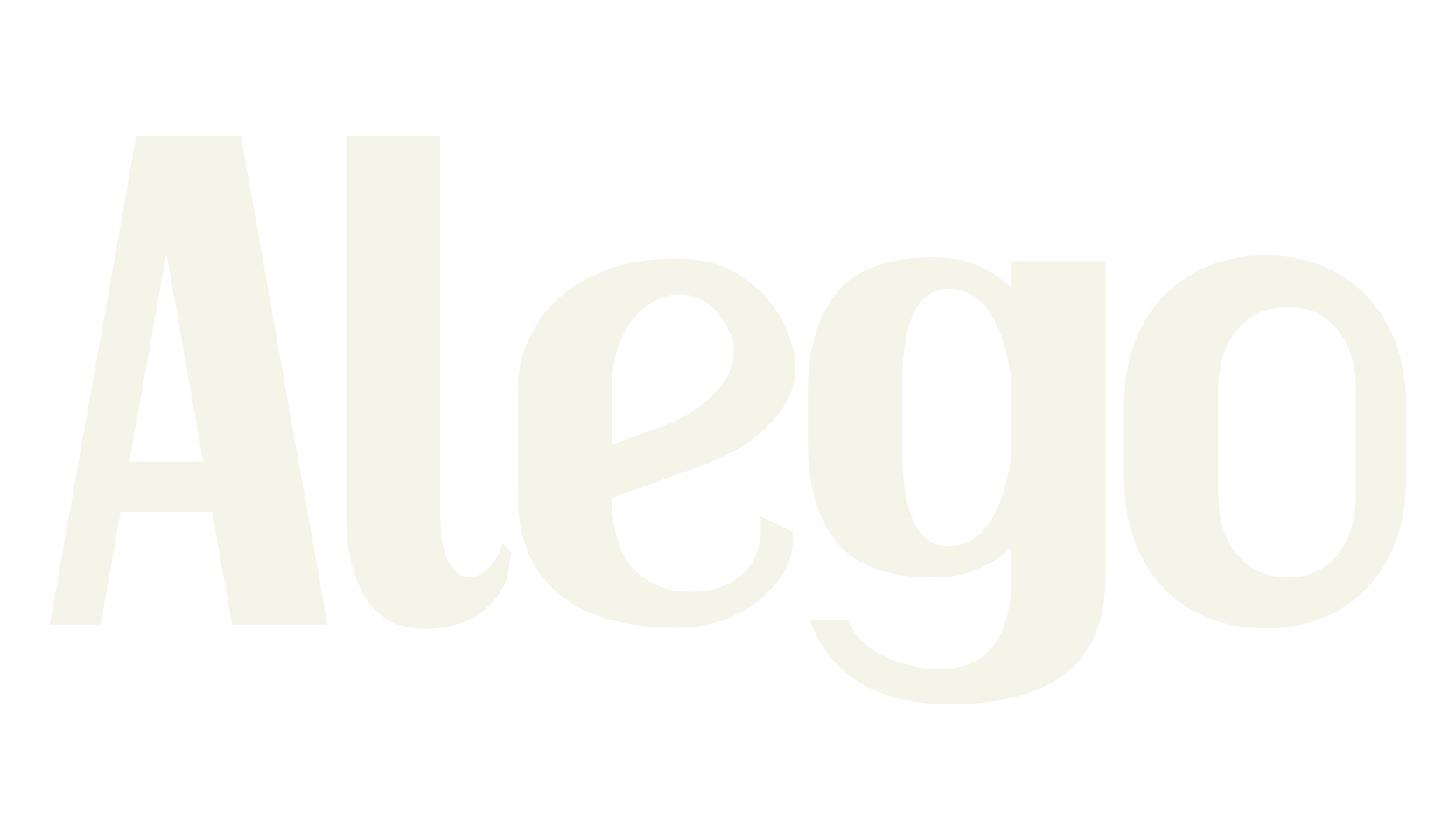 Alego, psychedelic font preview