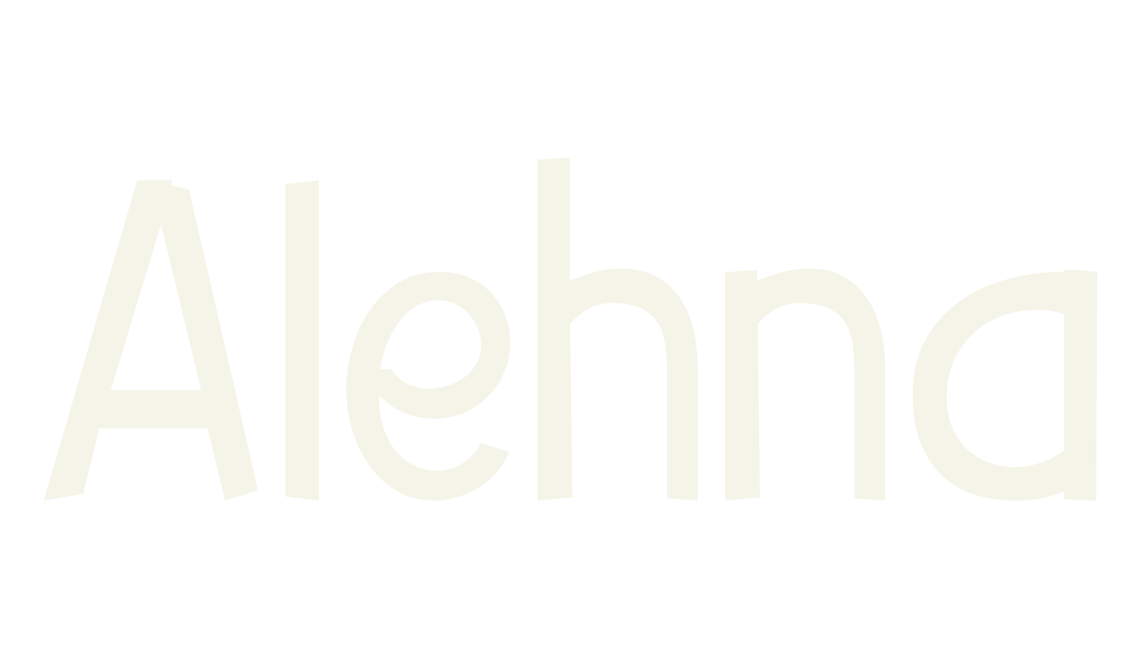 Alehna, hand drawn font preview