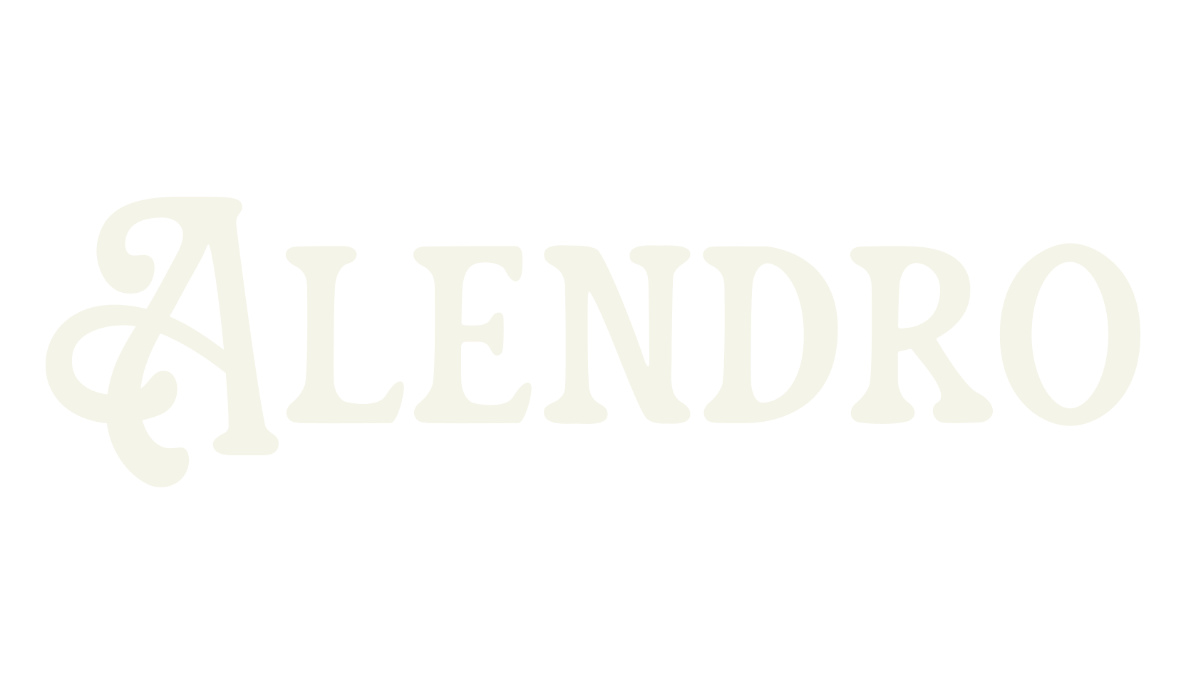 Alendro, art deco font preview