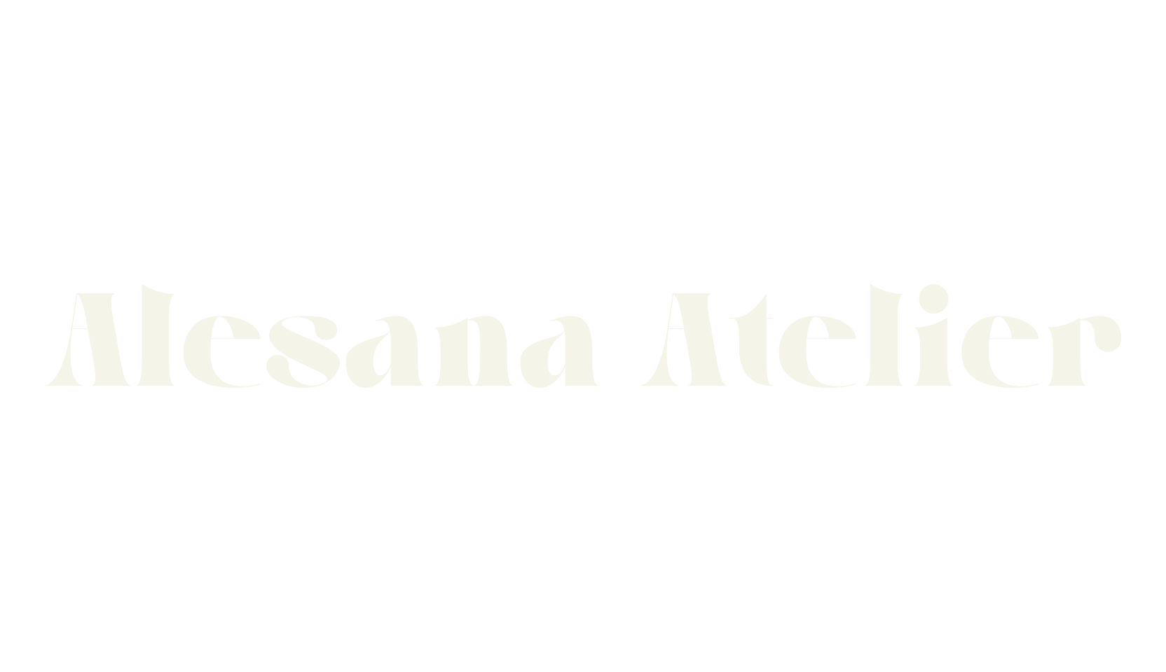 Alesana Atelier, sans serif font preview