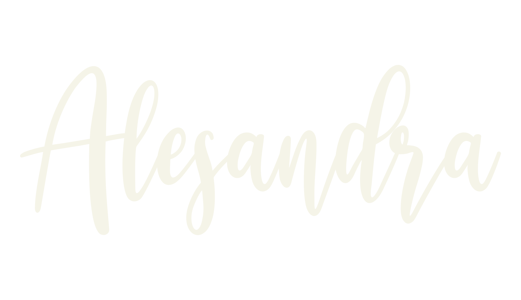 Alesandra, fashion sign font preview