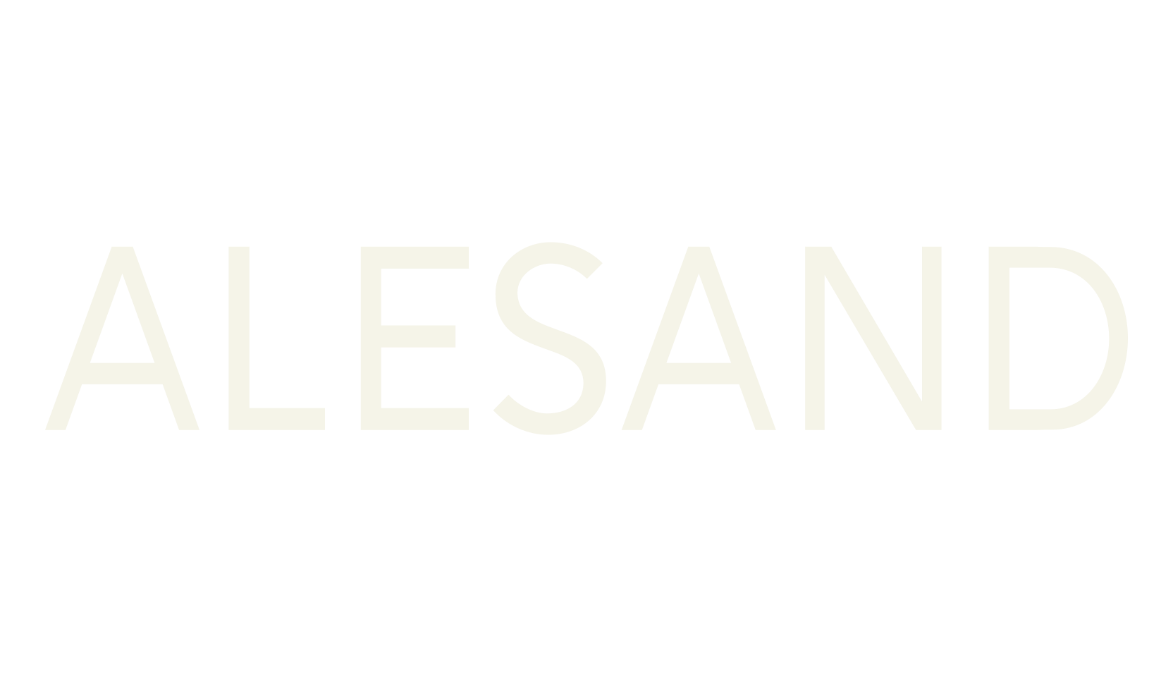 Alesand, bold font preview