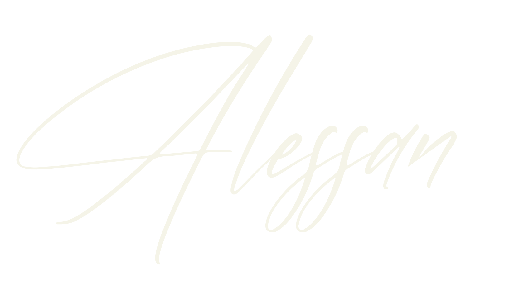 Alessana, script font preview