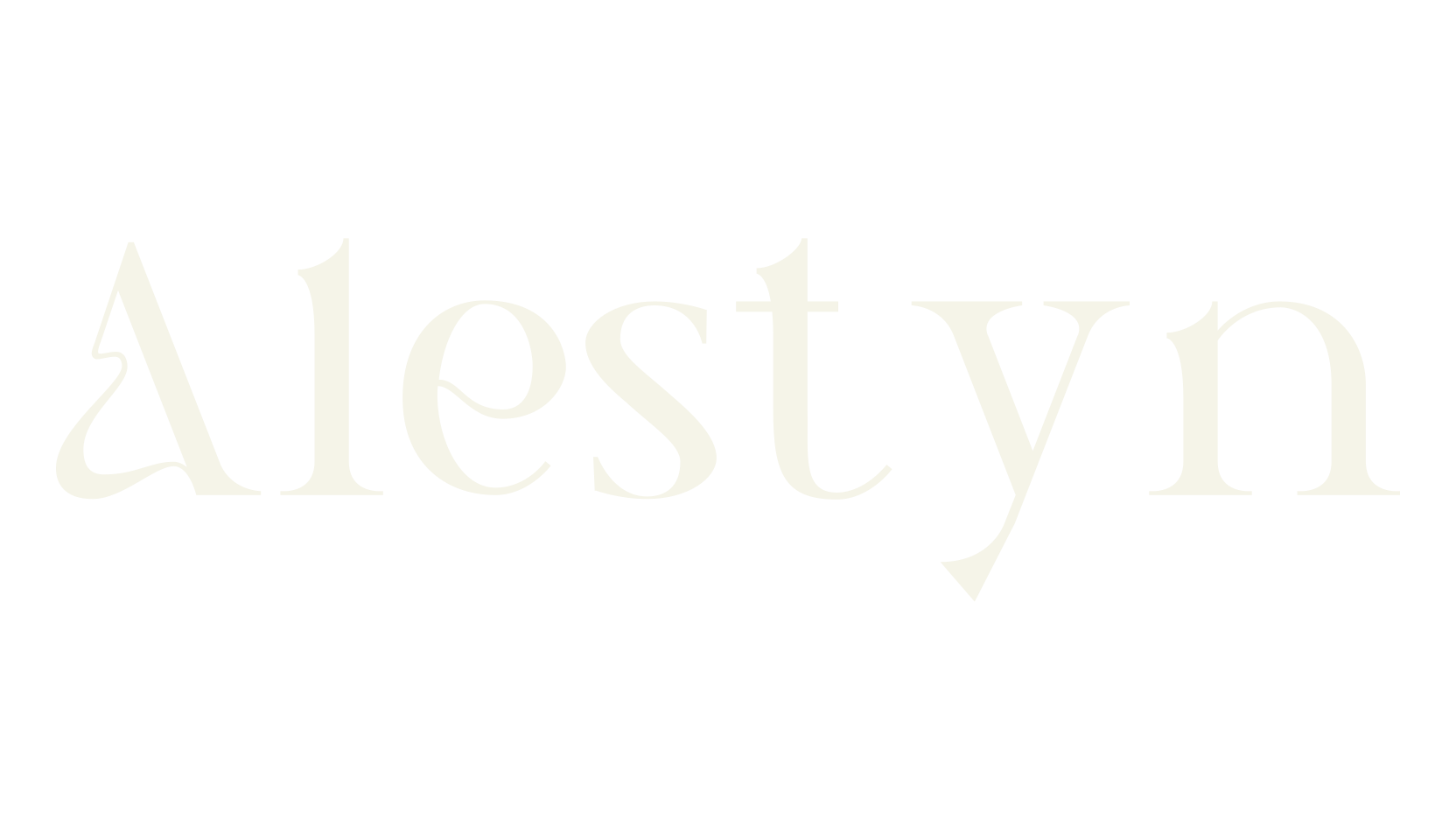 Alestyn, serif font preview