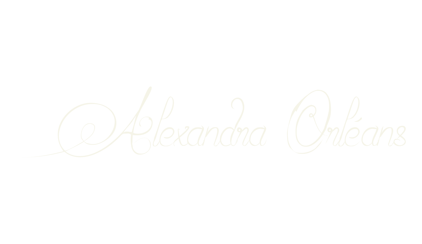 Alexandra Orléans, calligraphy font preview