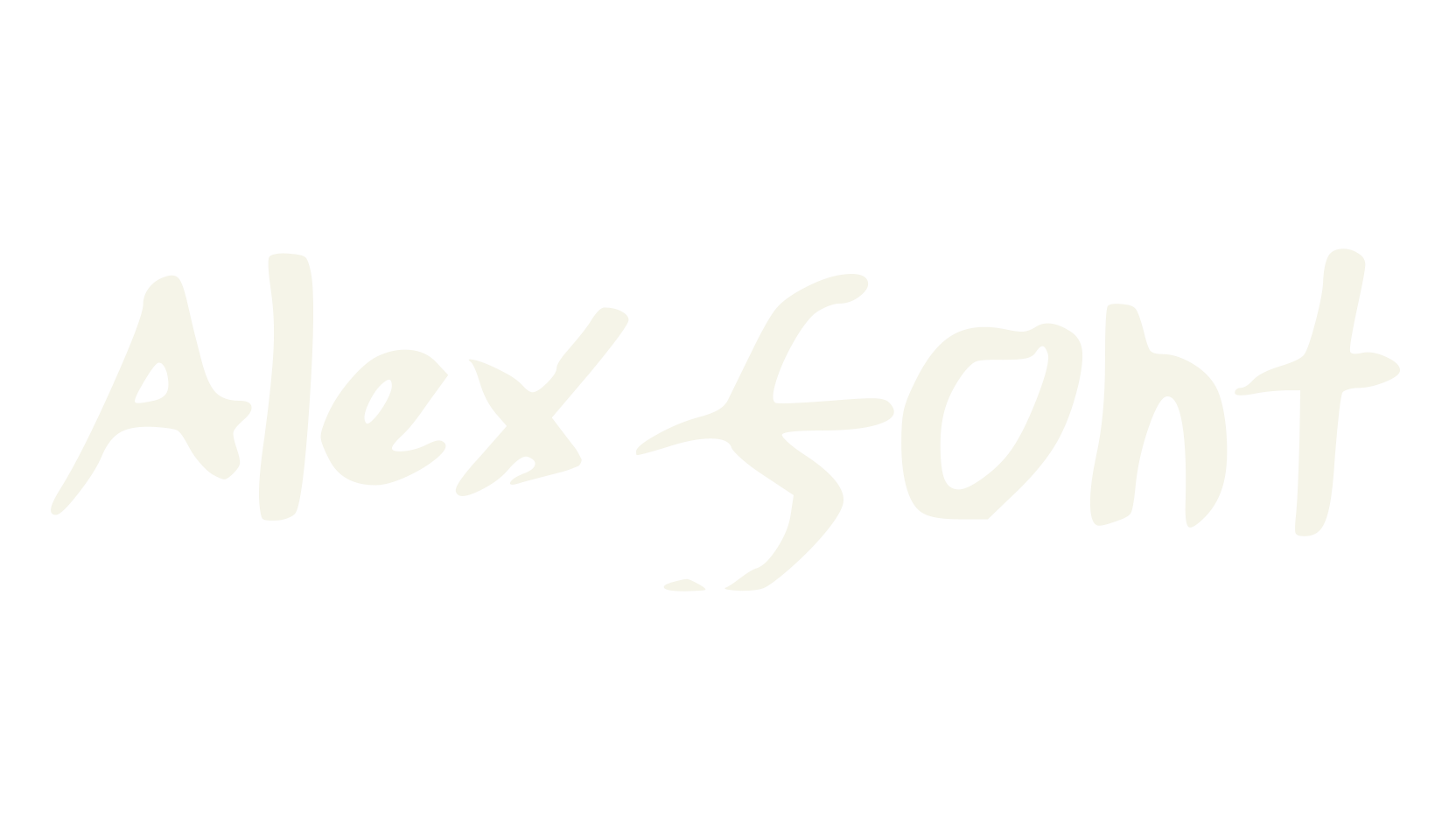 Alexfont, marker font preview