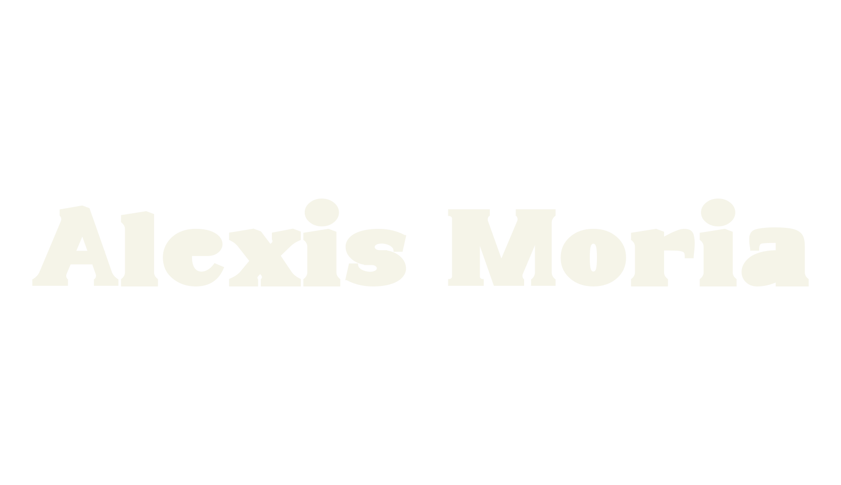 Alexis Moria, basic font preview