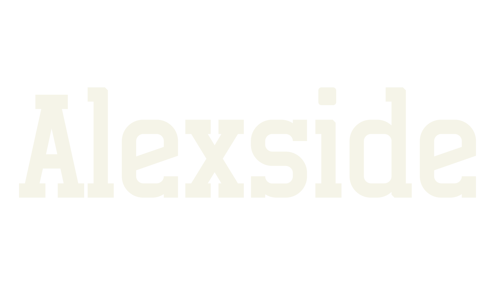 Alexside, sans serif font preview