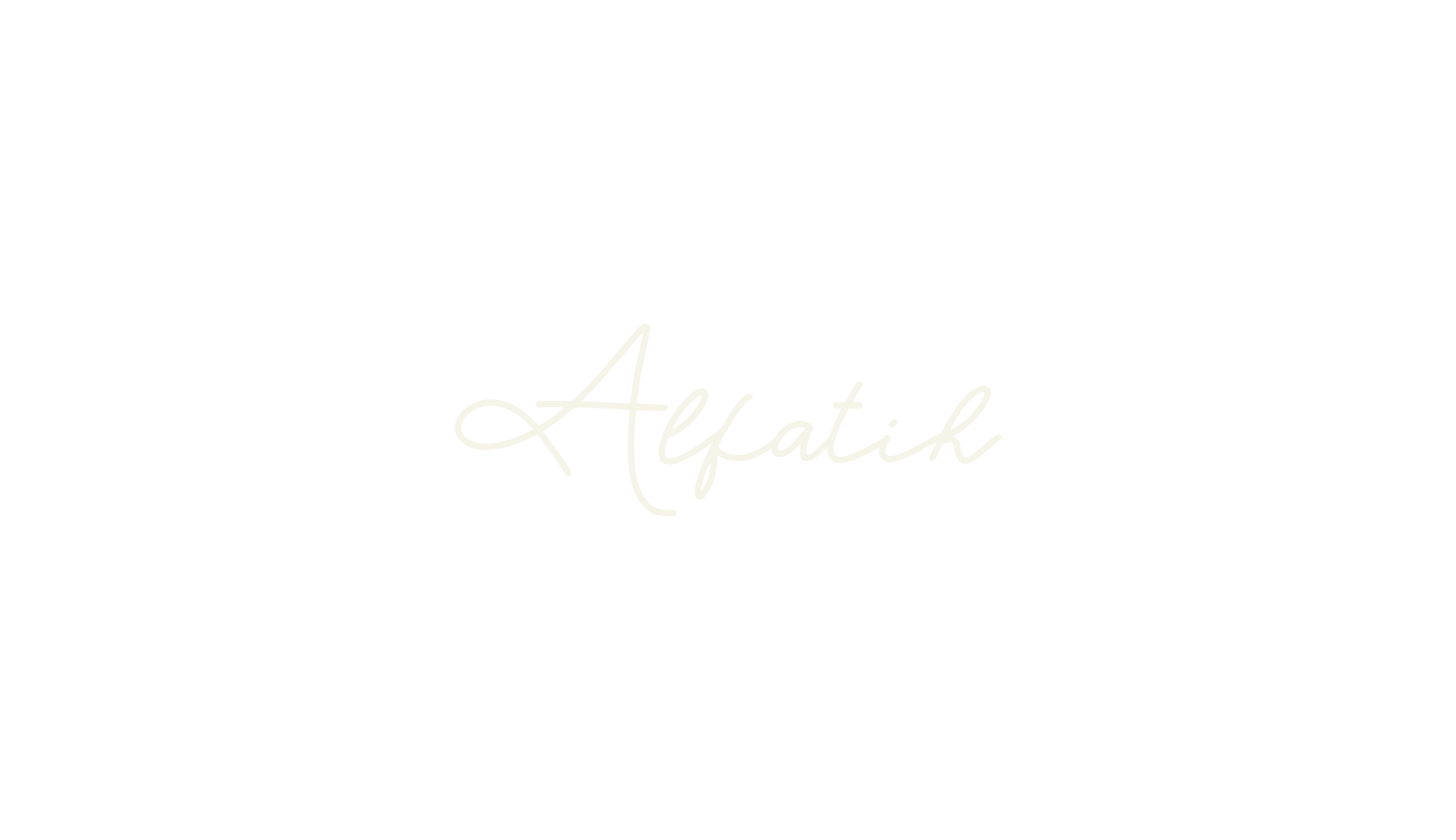 Alfatih, handwriting font preview