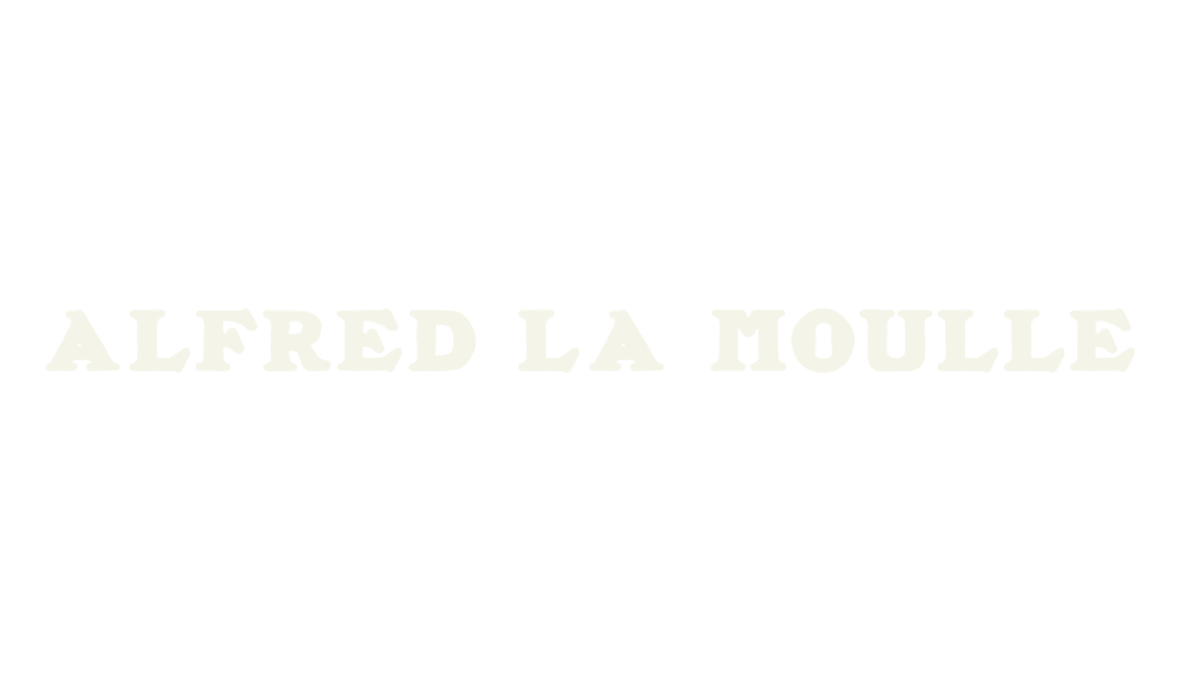 ALFRED LA MOULLE, display font preview